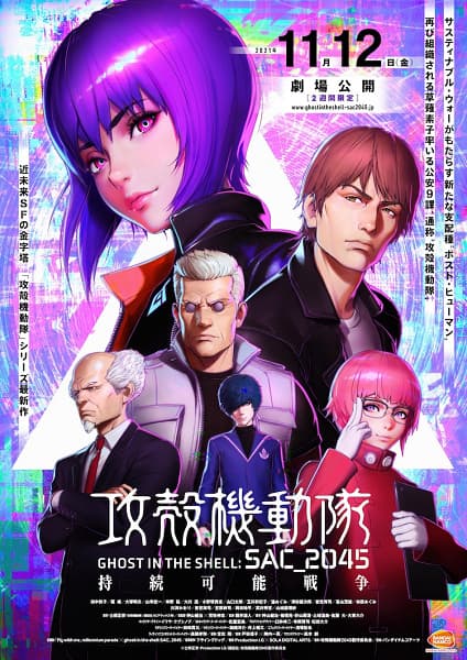 Affiche de Koukaku Kidoutai: SAC_2045 - Jizoku Kanou Sensou